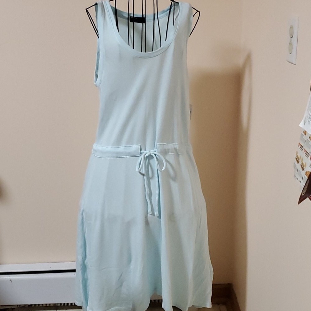 Gap blue sleeveless maxi dress size XS